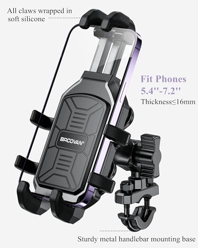 Adjustable Handlebar Motorcycle Phone Holder E32938