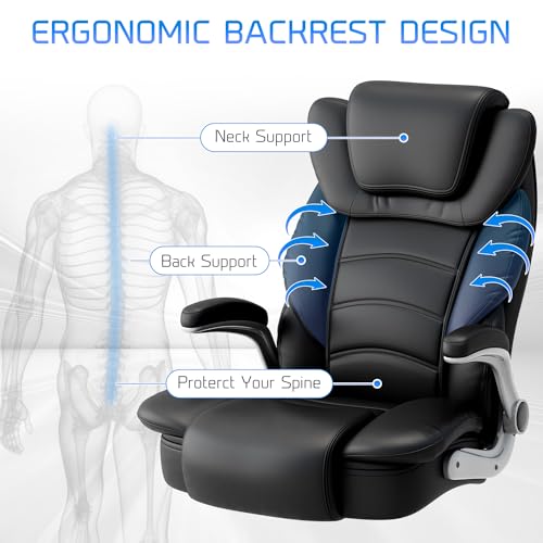 Brown Leather High Back Executive Office Chair N4148