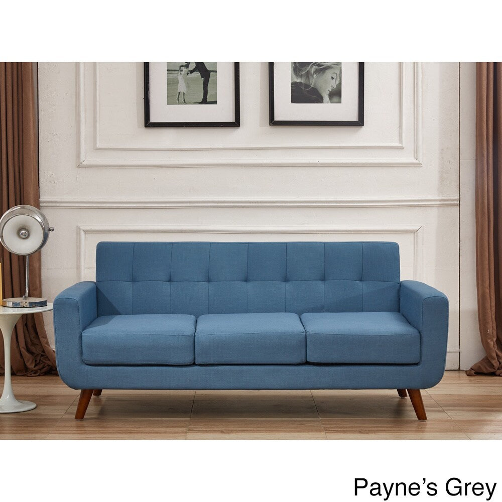 Linen Upholstered Tufted Sofa J451537