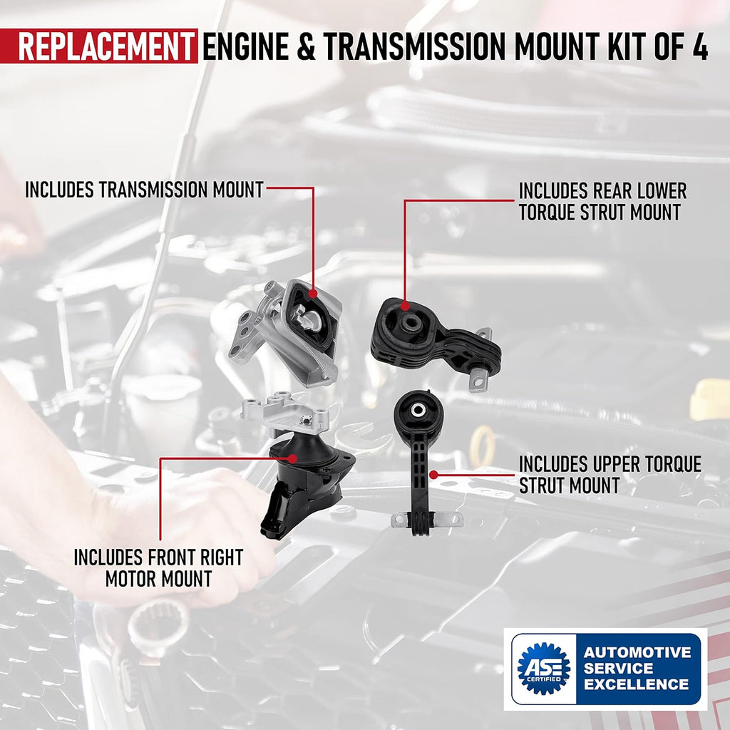 Engine and Transmission Mount Set of 4 Y32467
