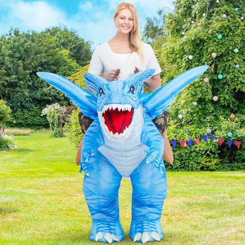 Inflatable Dragon Costume Adults 72IN and Inflatable Dinosaur Costume for Adult 72IN R427