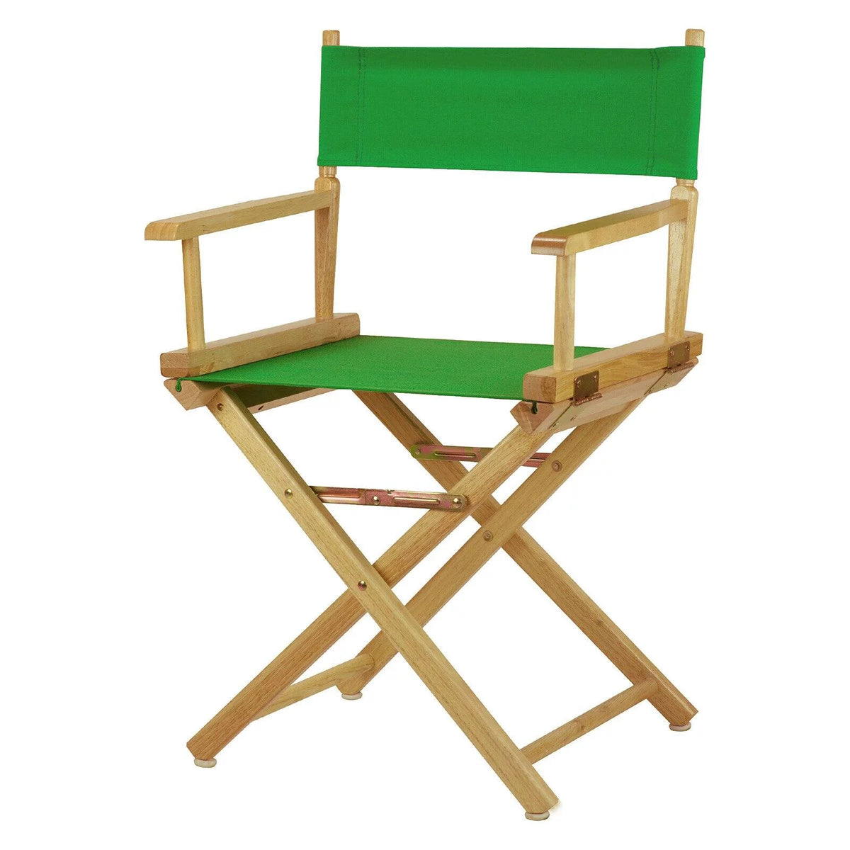 24 Inch Director's Chair Black Frame-Green Canvas V489