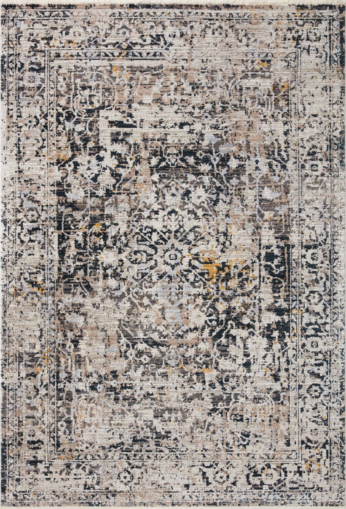 Charcoal Taupe Rug 9'6 x 13' D123