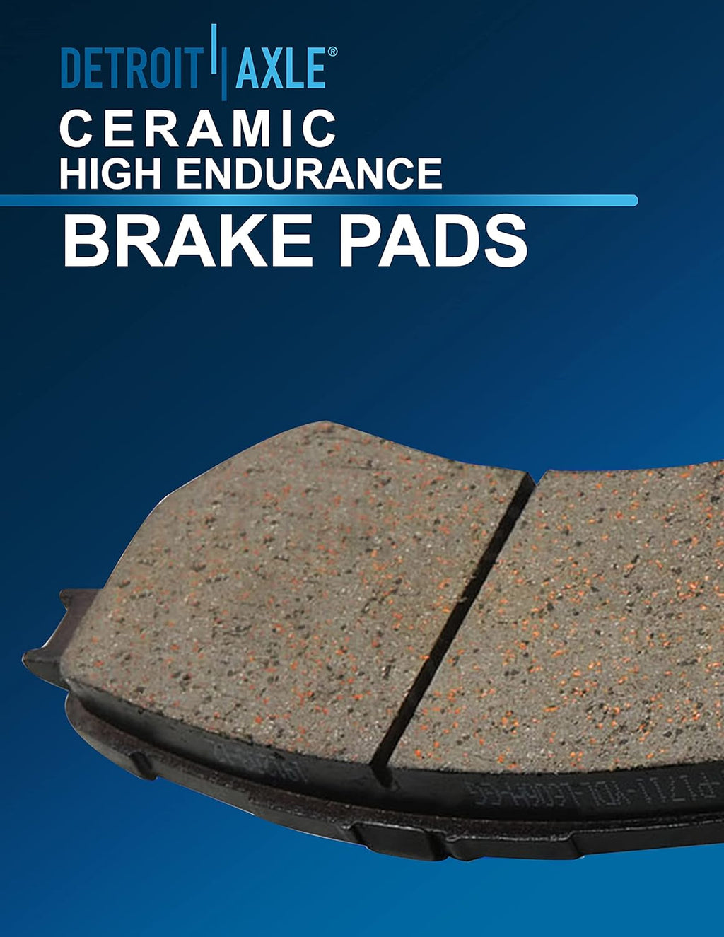 Front Drilled & Slotted Rotors + Brake Pads 6pc Set M515
