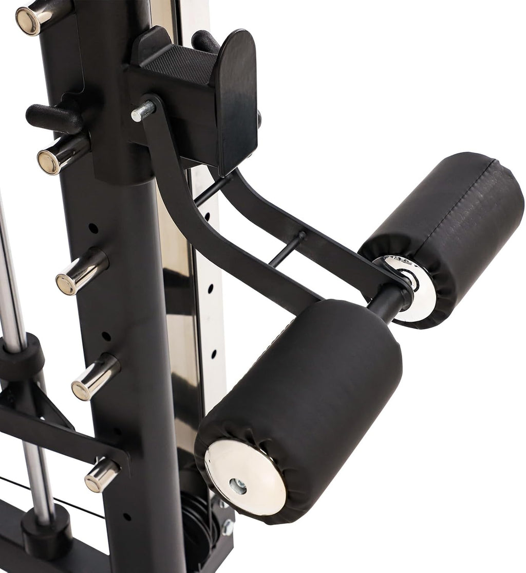 Home Gym Smith Machine with Pulley System Squat Rack Pull Up Bar U73073