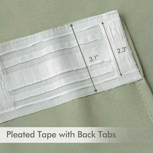 Cappuccino Brown Blackout Curtains 84 Inch Length 2 Panels Set K485897