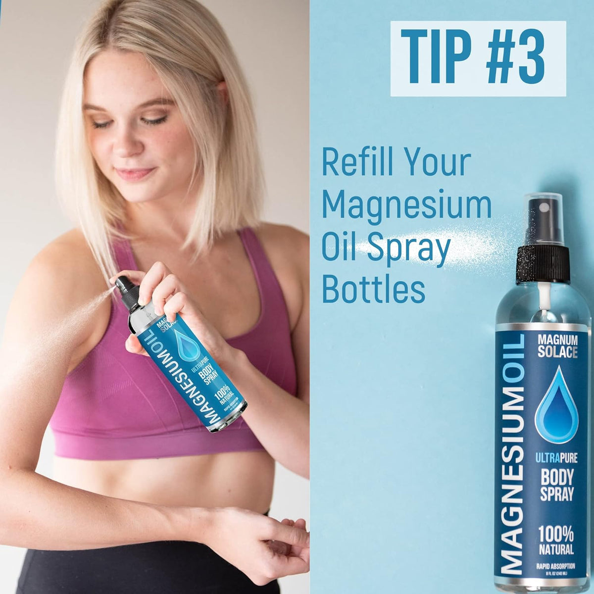 Magnesium Oil 1 Liter (34 oz) C650
