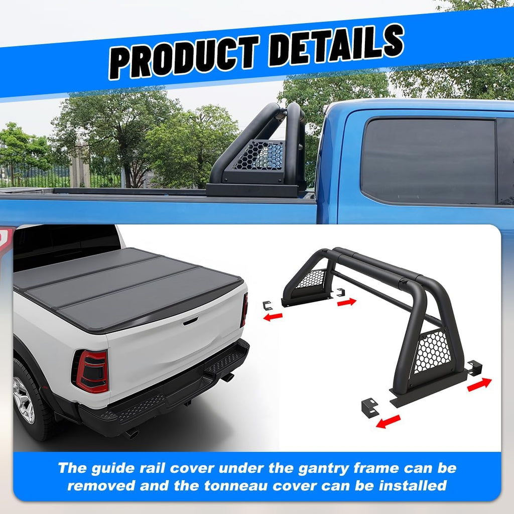 Retractable Tailgate Ladder 56"-68" Foldable Adjustable M658081