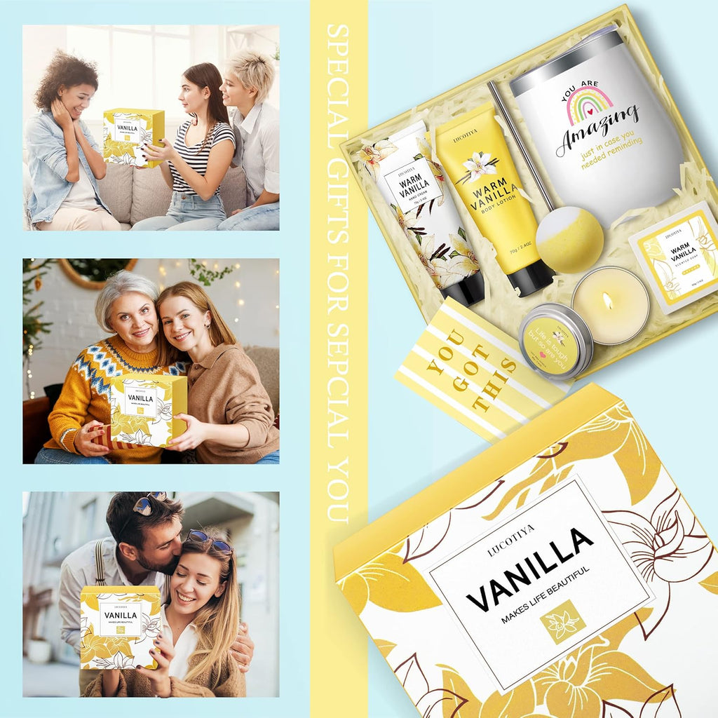 Warm Vanilla Bath and Body Gifts Set V674499