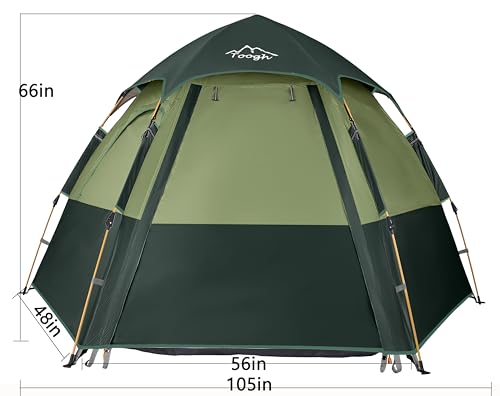 2-3-4 Person Waterproof Pop Up Dome Tent U954437