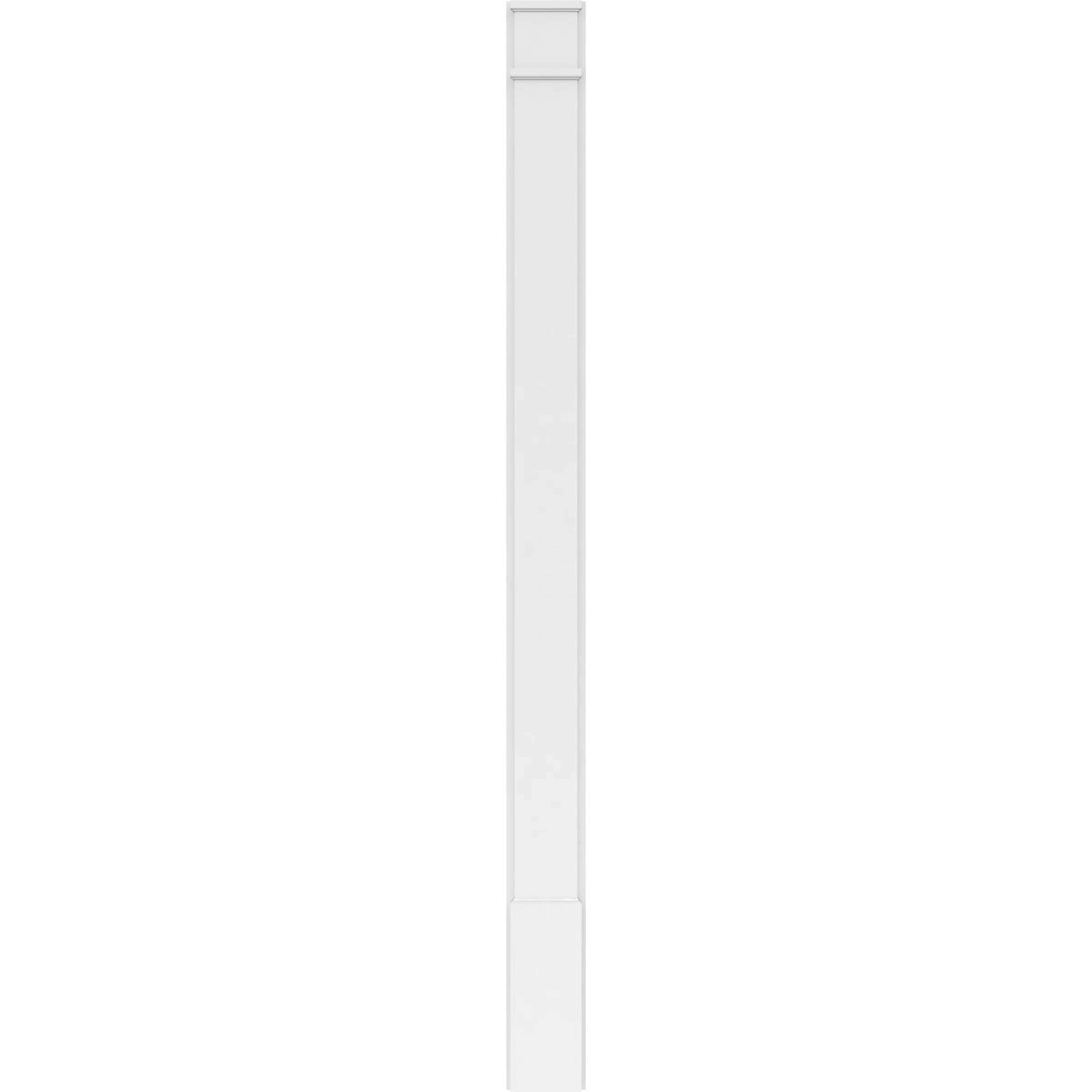 Plain PVC Pilaster with Standard Capital & Base (Pair) U10496