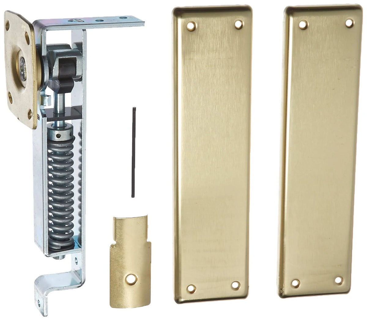 Cast Steel Horizontal Type Medium Duty Spring Pivot with Floor Plate, Steel Side Plate O347