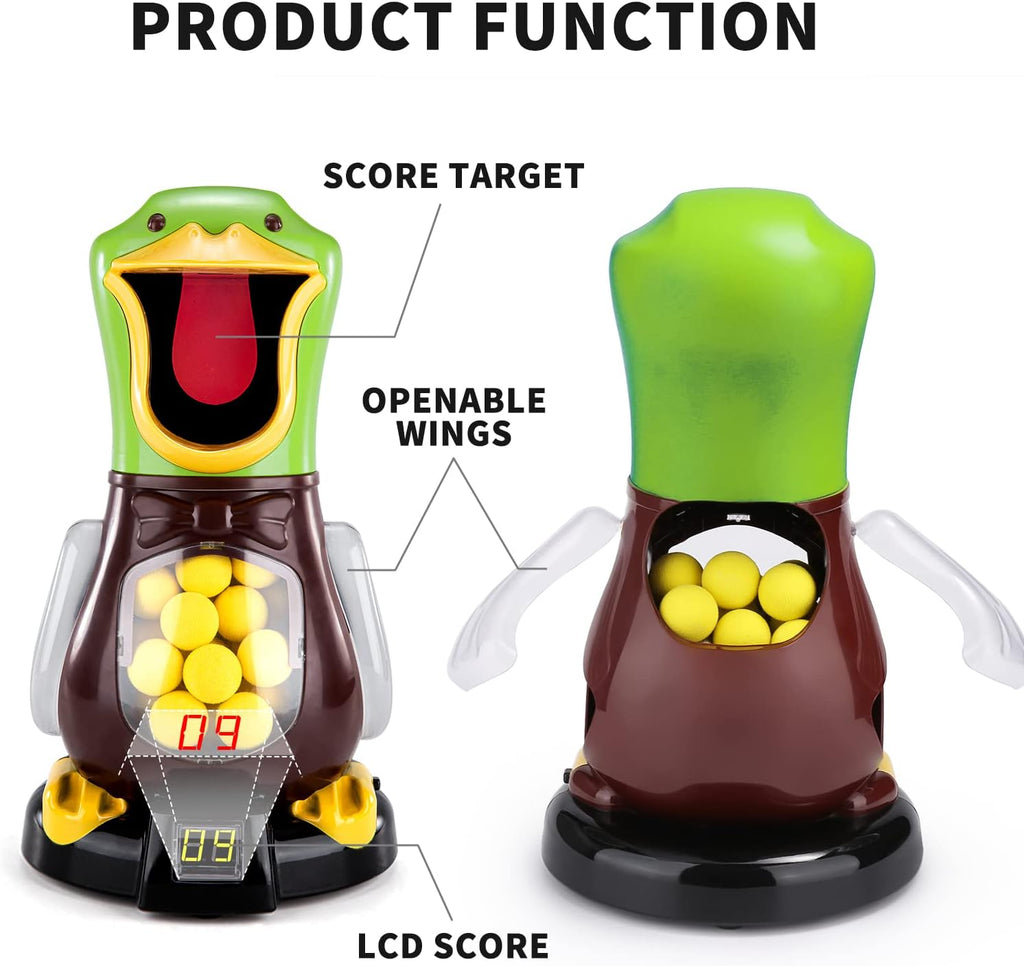 2 Packs of Toy Foam Blasters with Movable Target R7030