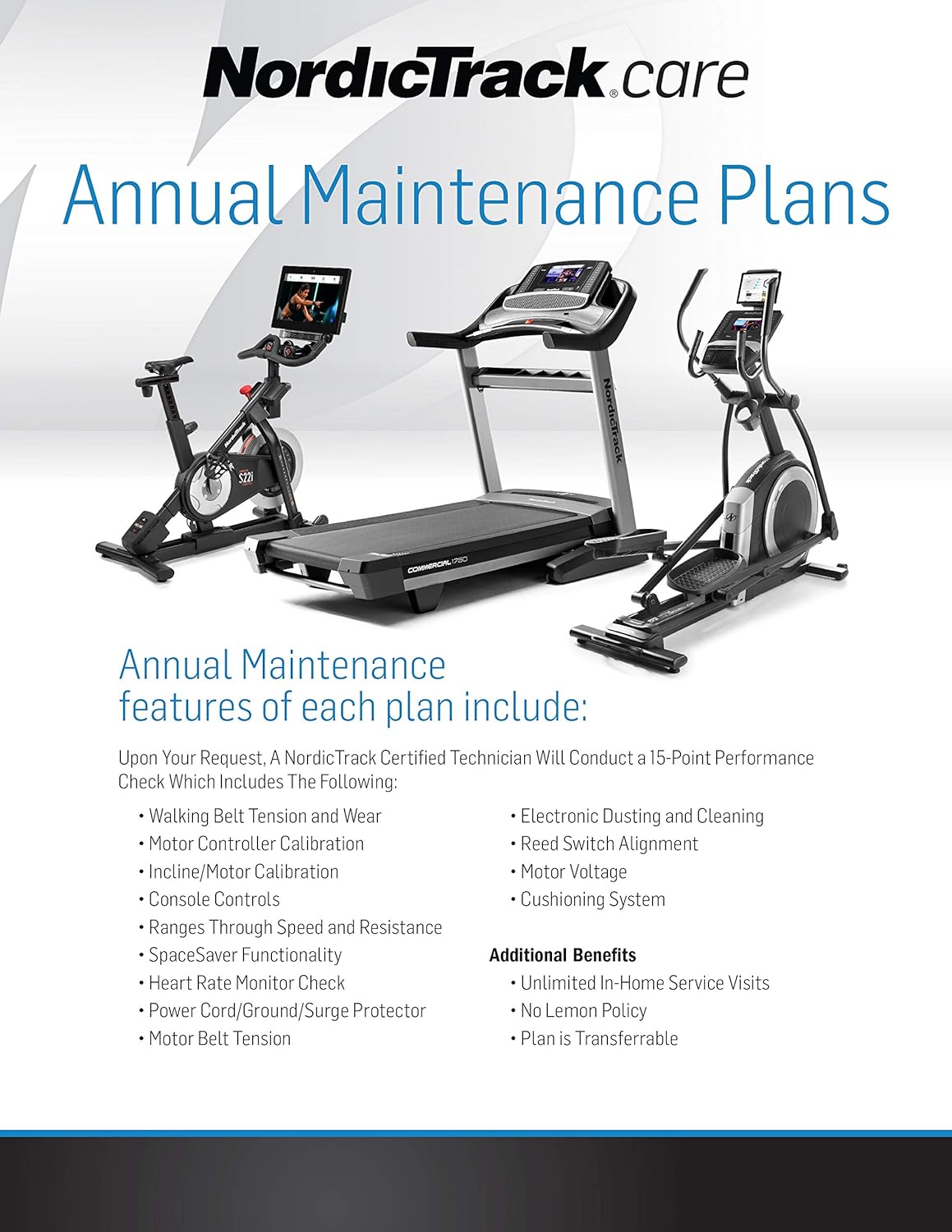 Fitness Equipment Maintenance Plan X8629