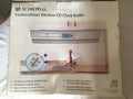 Under Cabinet CD Player Clock Radio X2603