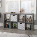 8-Cube Organizer Storage Bookshelf, Mystic Oak Finish Z350320