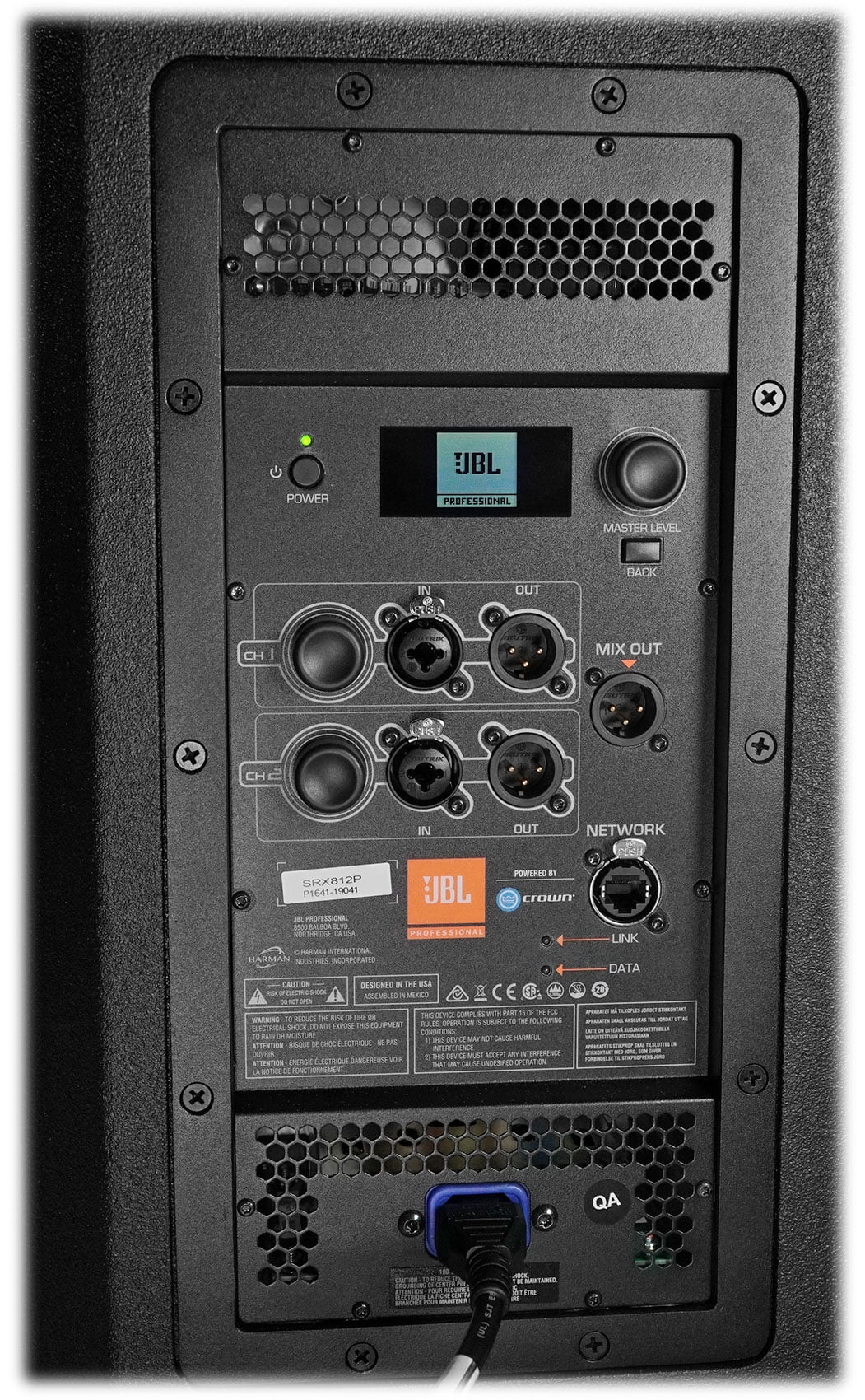 12" 2000 Watt Powered 2-Way DJ PA Speakers H896250