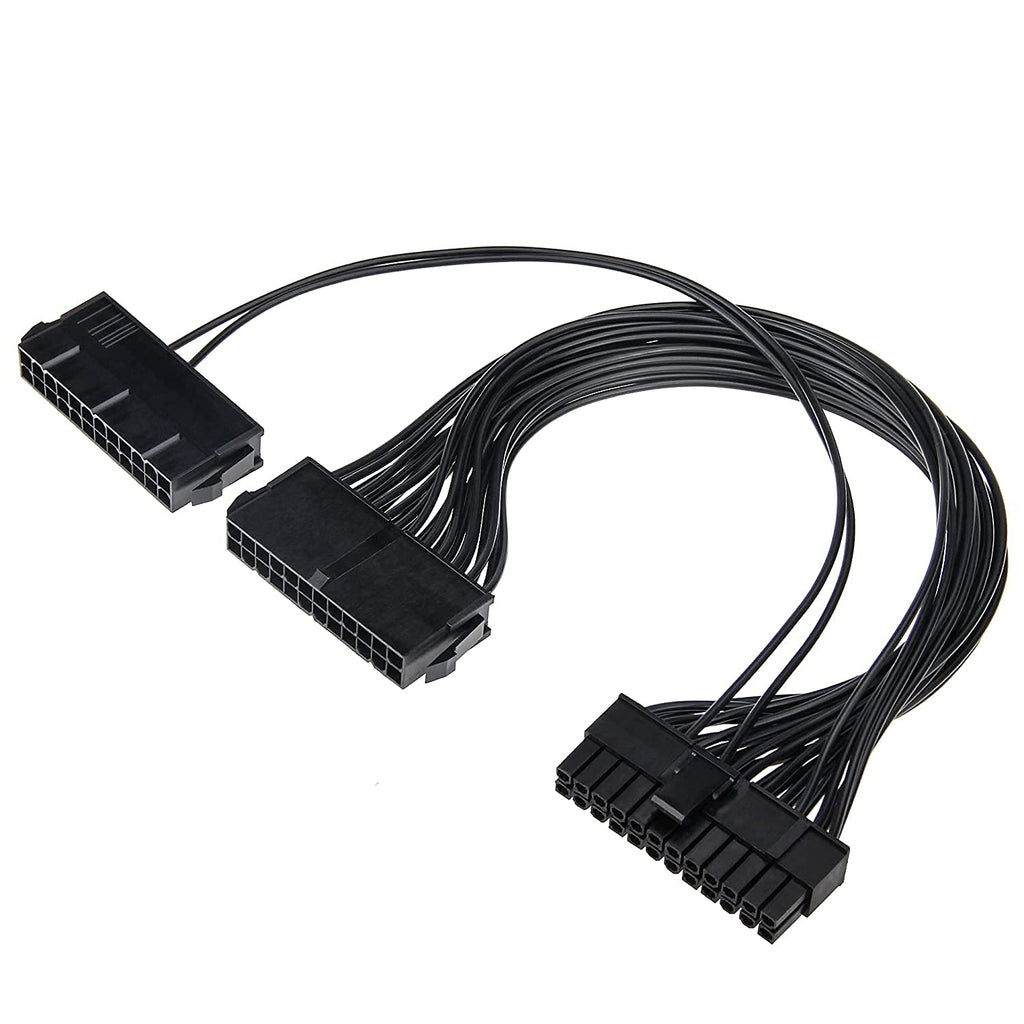 24-Pin ATX Motherboard Cable 20+4 Pin 30cm Black Q435429