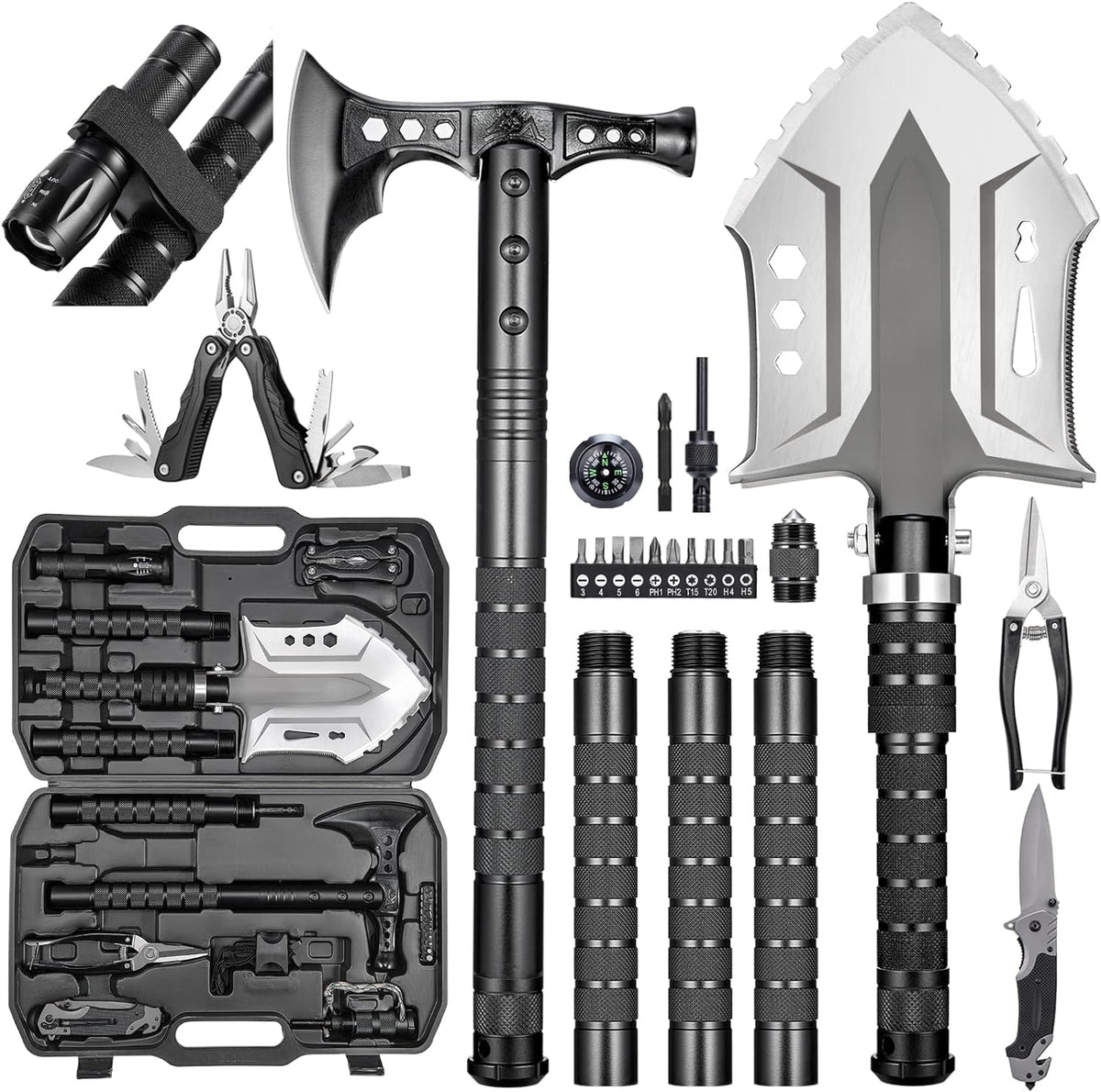 Camping Shovel Axe High Carbon Steel Set S94091