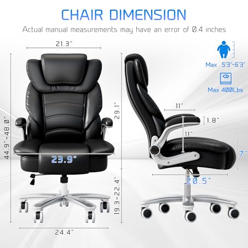 Brown Leather High Back Executive Office Chair N4148