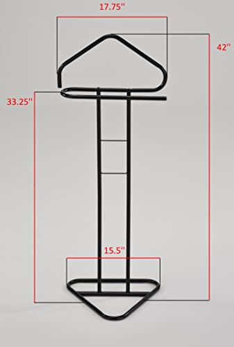 Black Metal Clothing Wardrobe Rack Stand Y19477