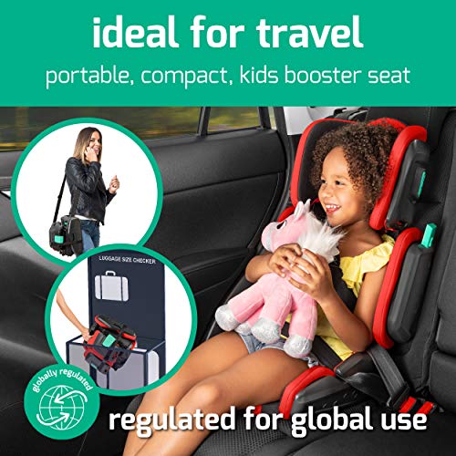 Slate Grey Foldable Highback Booster Car Seat F9110