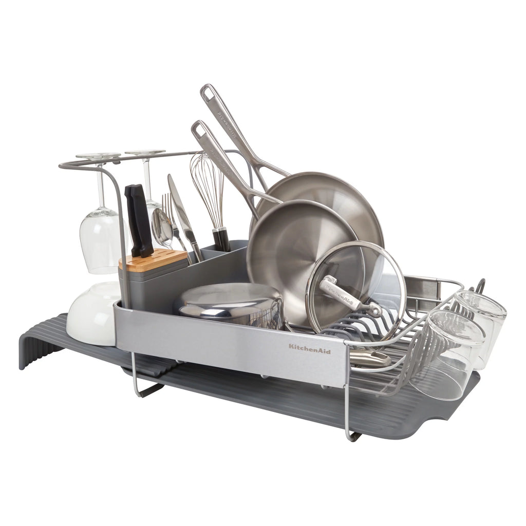 Charcoal Expandable Dish-Drying Rack F2418