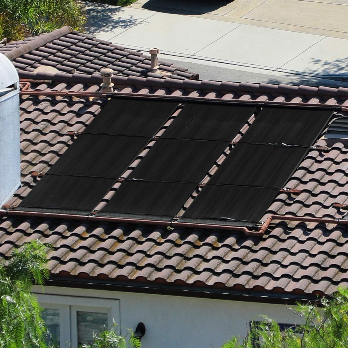 28" X 20' ft Black Solar Panel System Heating Swimming Pool X5908