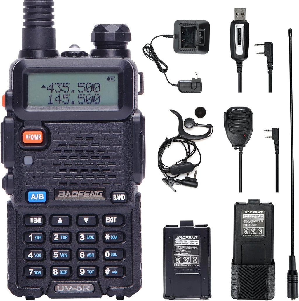 8 Watt Dual Band Portable Radio with 3800mAh Battery D1428
