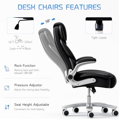 Brown Leather High Back Executive Office Chair N4148
