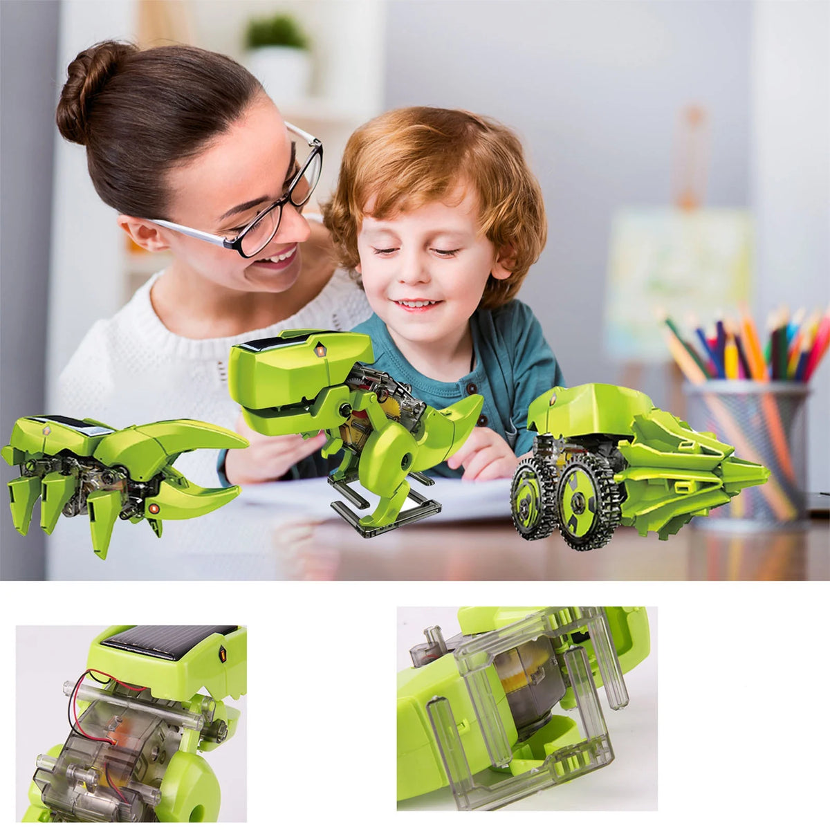 3 in 1 Solar Robot Building Toy for Children Aged 8 9 10 11 12 N5369