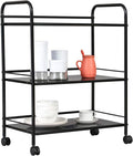 4-Tier Metal Rolling Utility Cart with Wheels X282598