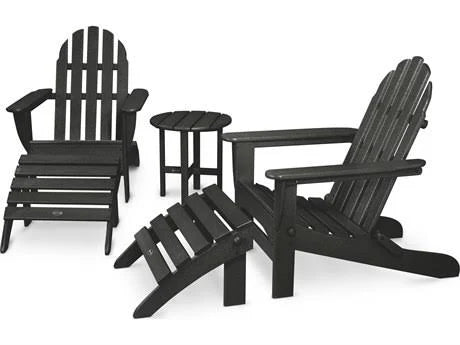 Teak 5-Piece Adirondack Chair Set R52395