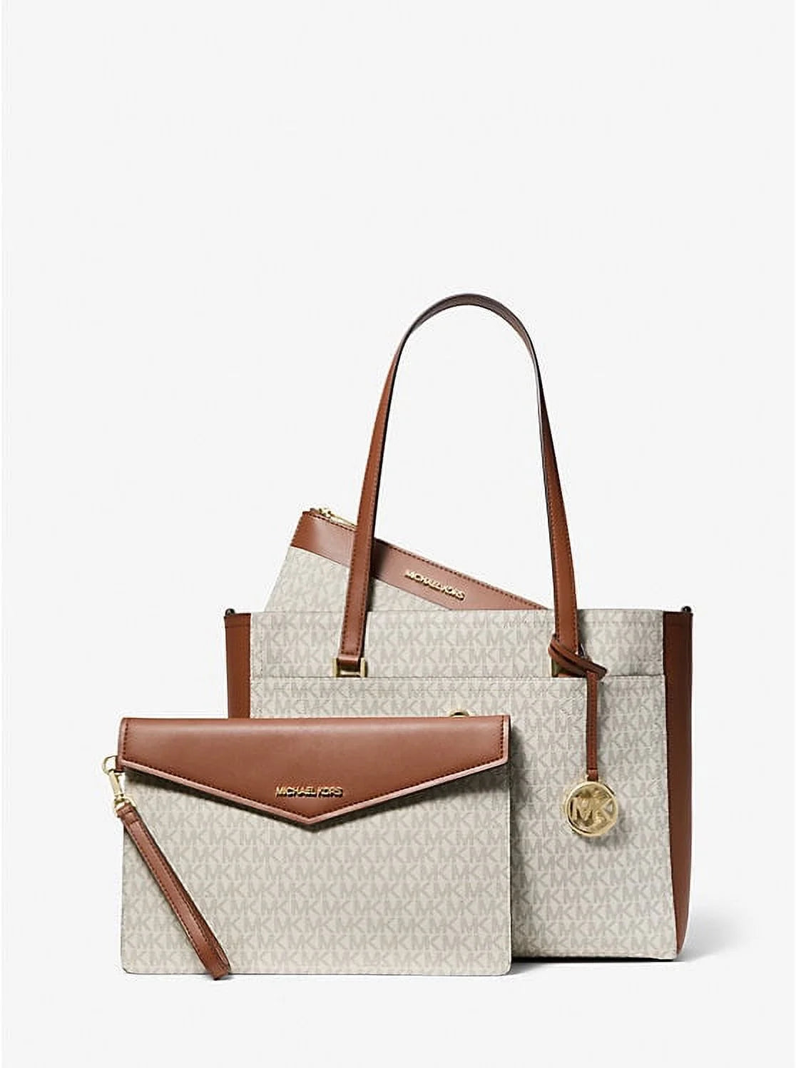 Large Leather 3 in 1 Tote Bag I269
