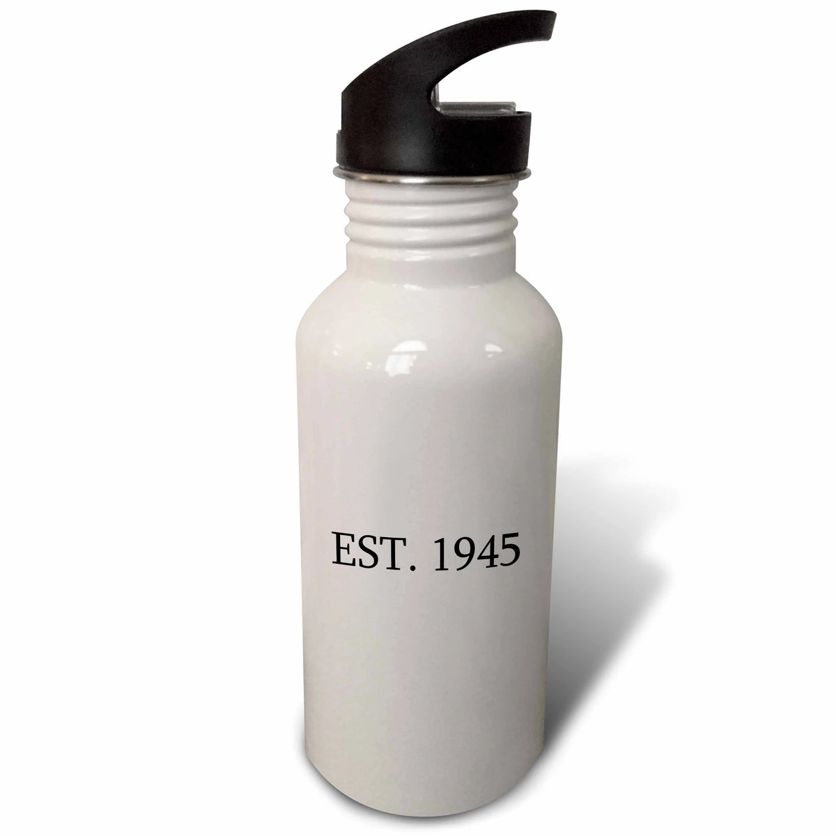 Black Text 21 oz Sports Water Bottle N821364