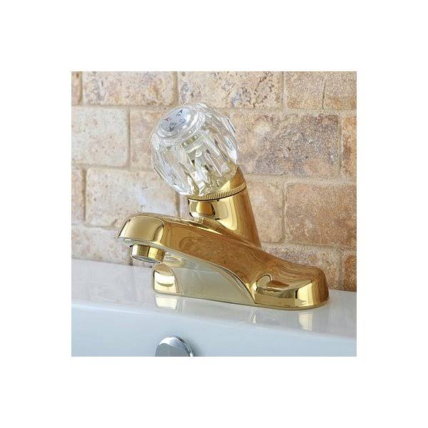 Polished Brass Single Handle Centerset Lavatory Faucet with Pop-Up G22862