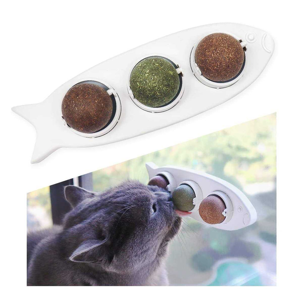 Catnip Wall Balls Toys for Cats W597982