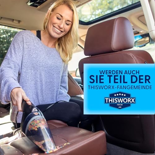 Portable Handheld Car Vacuum Cleaner with 16ft Cord, Bag, and Attachments H164091