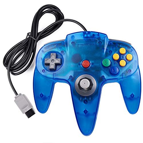 2-Pack Wired Classic Controller with 2 Extension Cords Clear Orange and Green X142