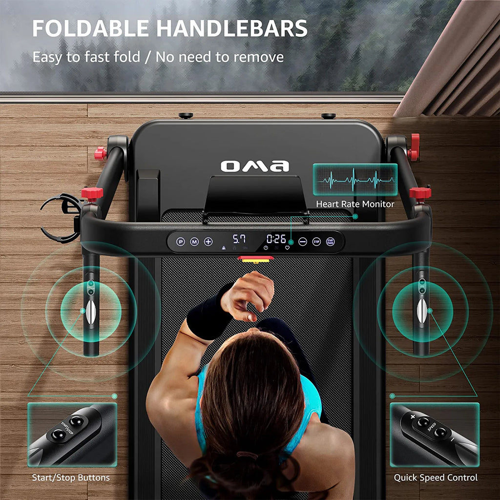 2.5HP Folding Treadmill with LED Display X279