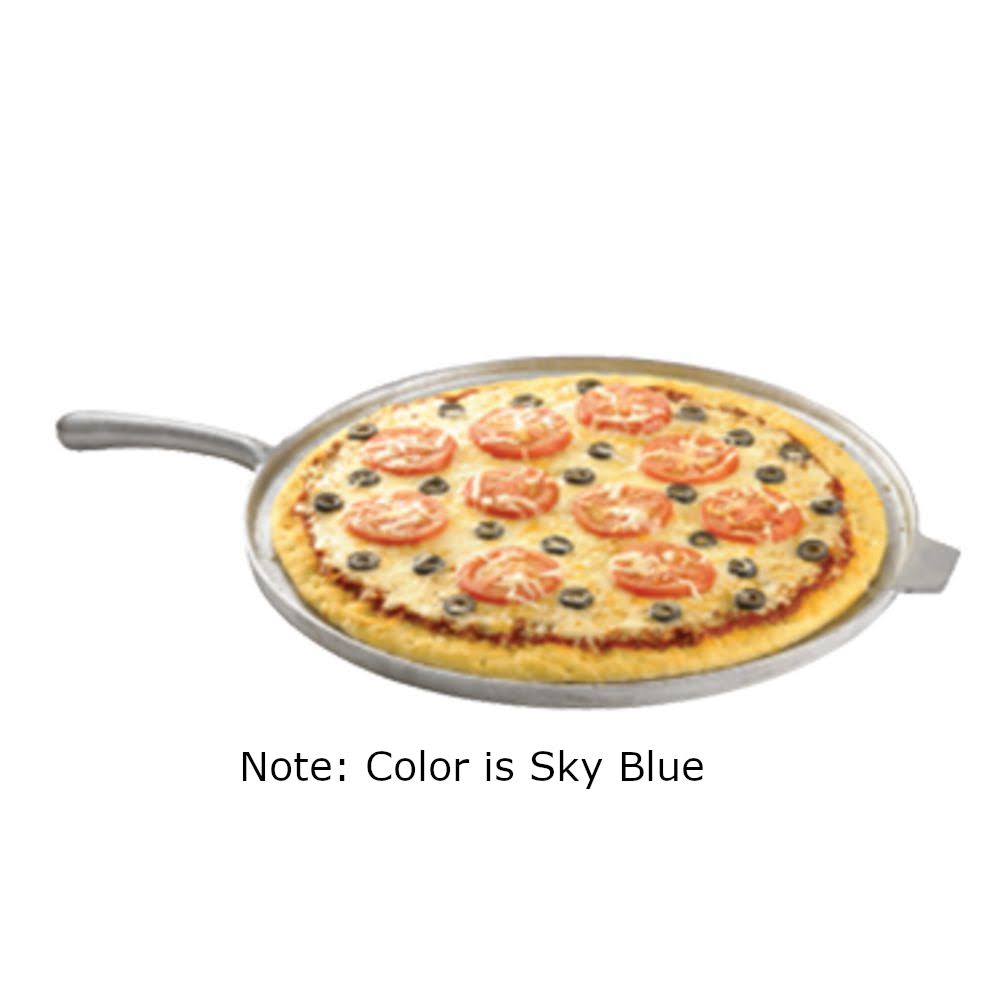 Sky Blue 16x22 Sand Cast Aluminum Pizza Tray with Handle N101