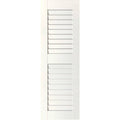 15x22W x 25x22H Primed Open Louvered Shutters F4747