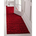 Red Shag Area Rug 2'x6'7 L40559
