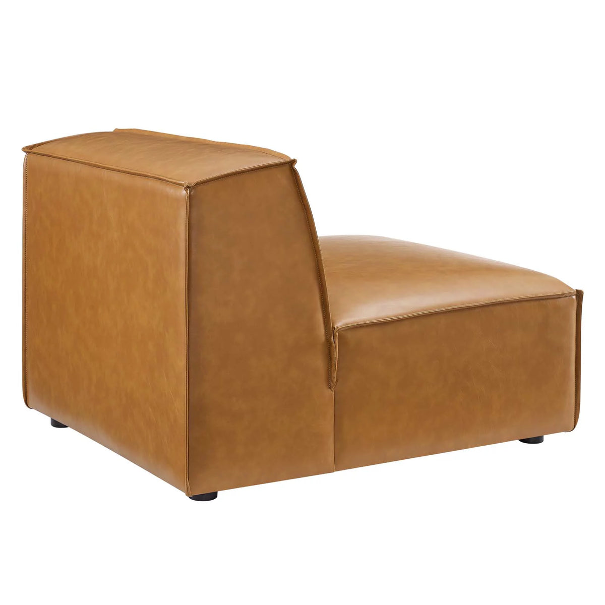 Tan Vegan Leather 4-Piece Sofa A138138