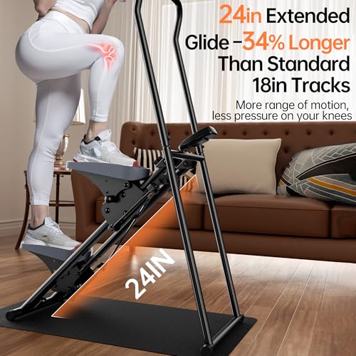 Stair Stepper Machine with Device Holder & Silicone Floor Mat B747956