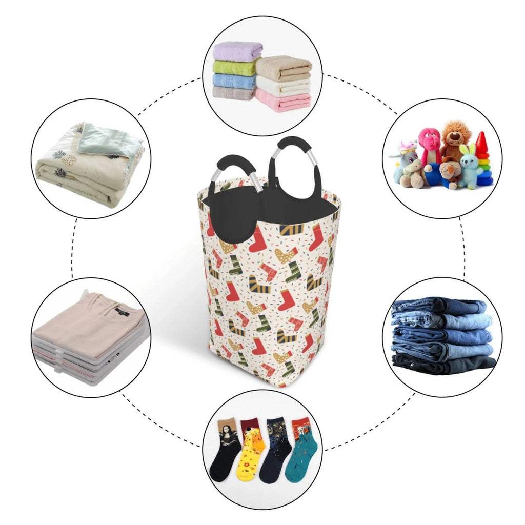Collapsible Laundry Basket Hamper 50L H6468