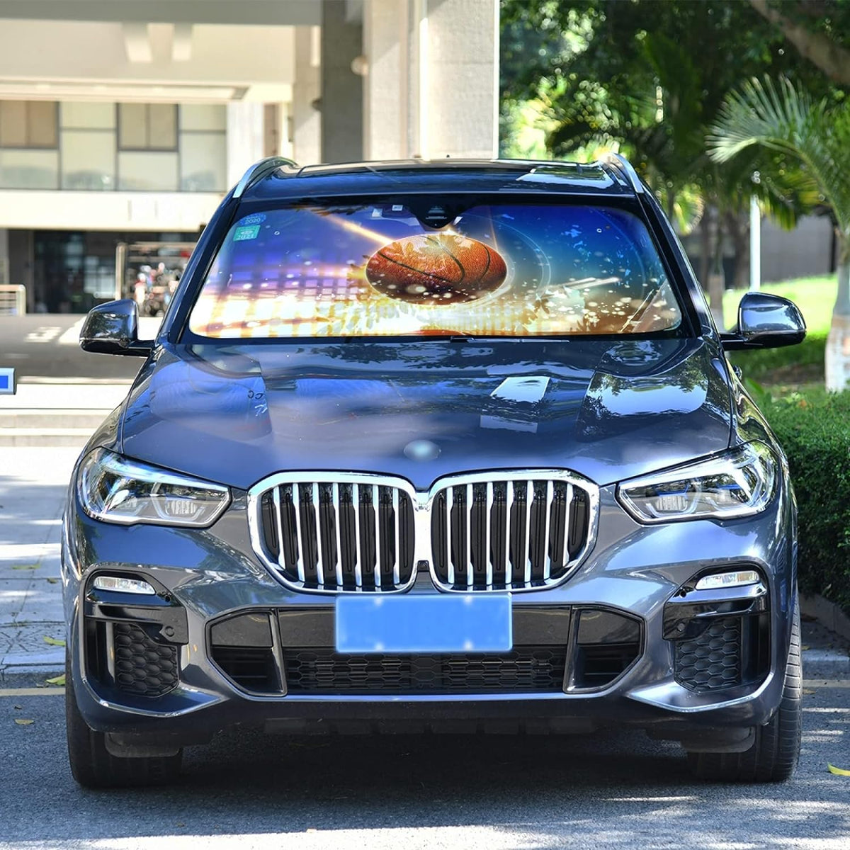 Foldable Windshield Sun Shade for Cars, SUVs, Trucks 55×27.6in R5848