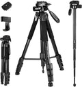 72-Inch Aluminum Tripod with 2 Quick Release Plates and Carrying Case M21682