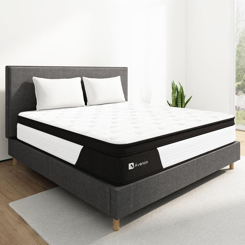 Queen Size 12-Inch Hybrid Memory Foam Mattress C326883