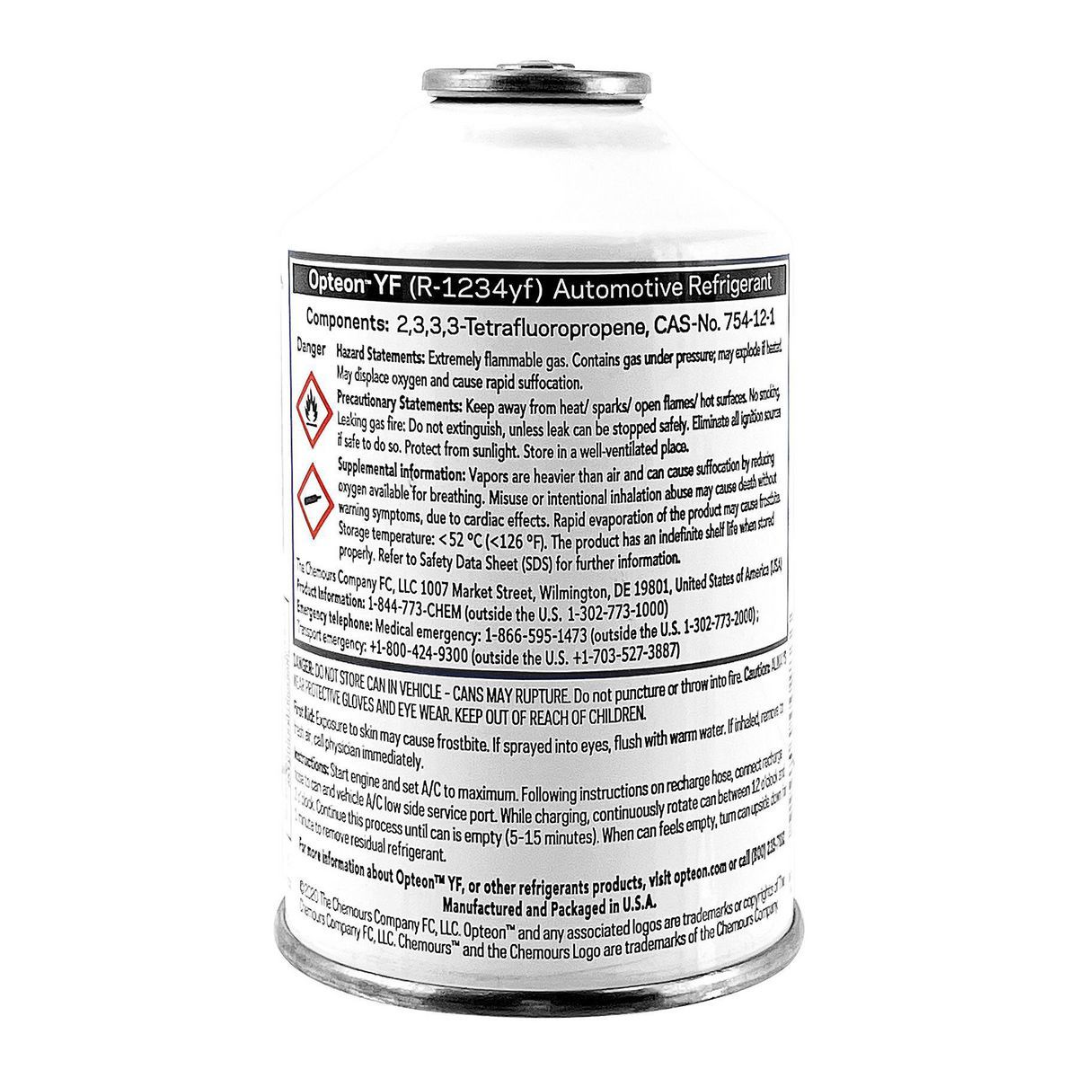 12 oz. R-1234YF Refrigerant Q200